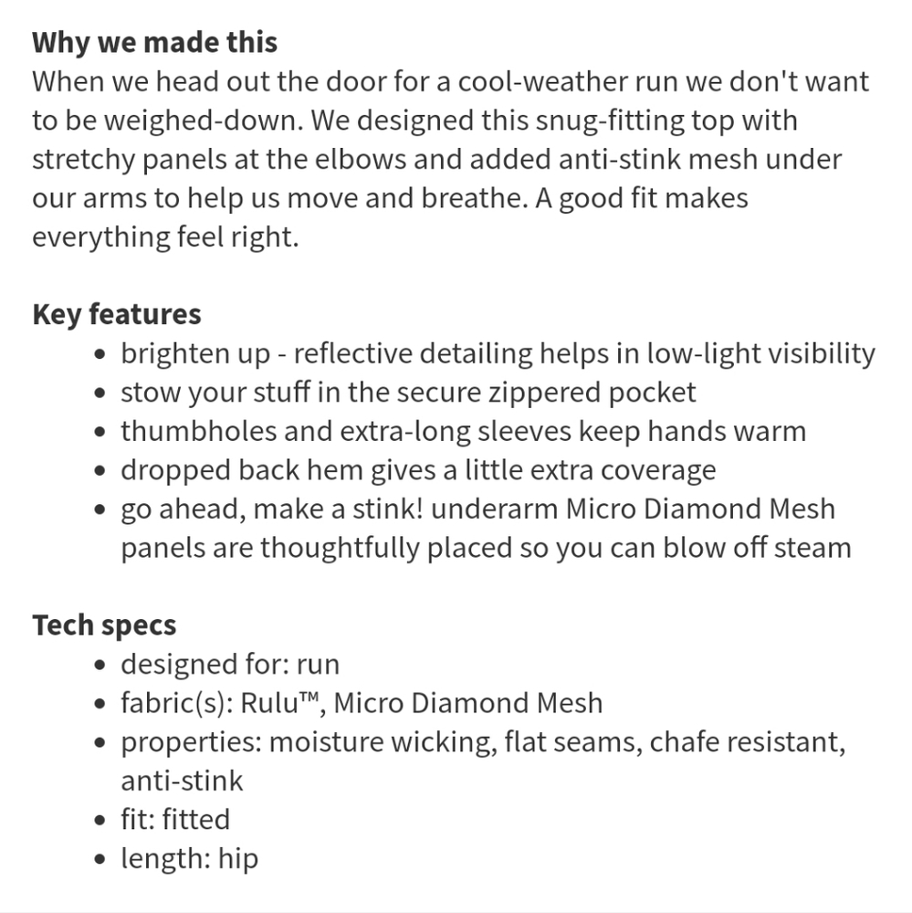 🍋Lululemon Star Runner Long Sleeve - Picture 11 of 11